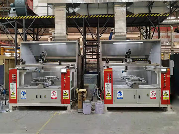 內蒙坦克配件噴漆線